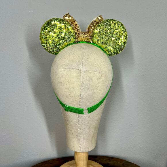 Tinker Bell Elastic Minnie Ears | Disney Peter Pan-Inspired Adjustable Headband - Picture 4 of 5